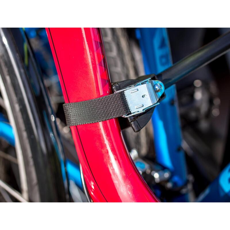PORTE-VÉLOS 2 VÉLOS BASCULANT SUR ATTELAGE CROW PLUS - EUFAB