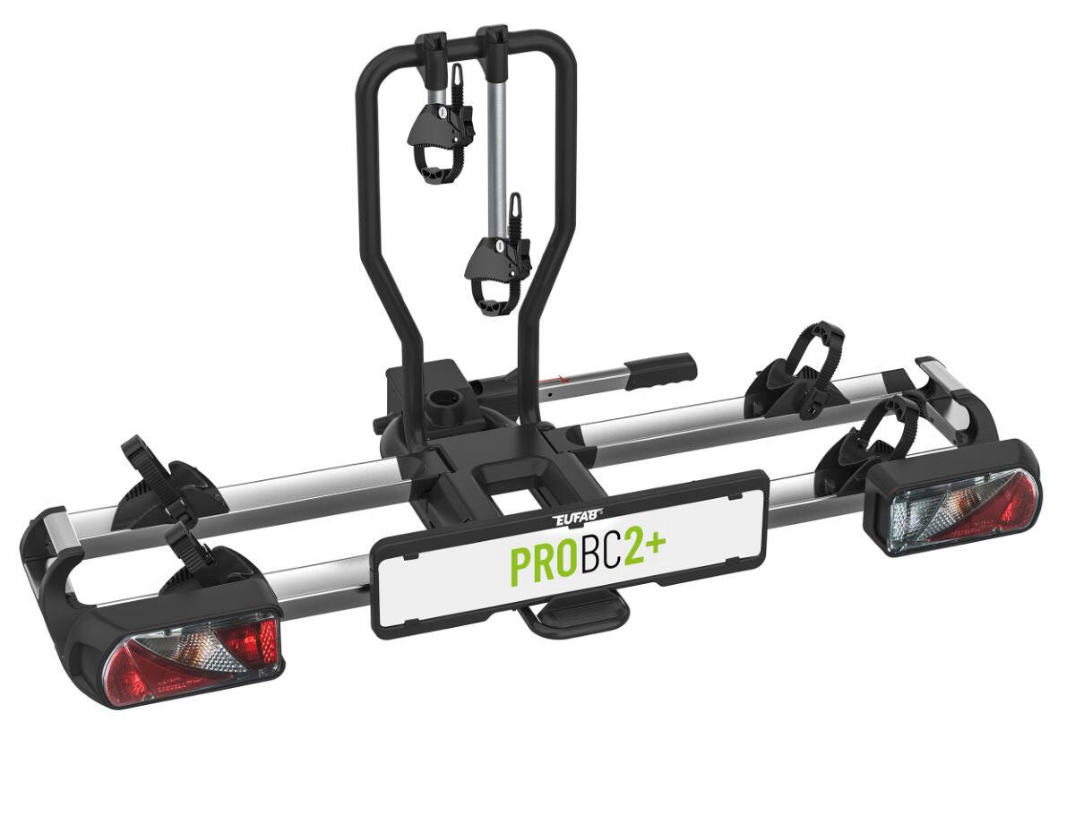 EUFAB PROBC2+ UITSCHUIFBARE 2-FIETSDRAGER VOOR GROTE ACHTERKLEP - EUFAB