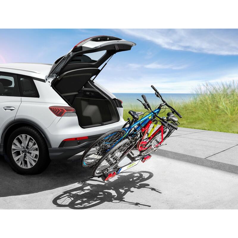 PORTE-VÉLOS 2 VÉLOS BASCULANT SUR ATTELAGE CROW PLUS - EUFAB