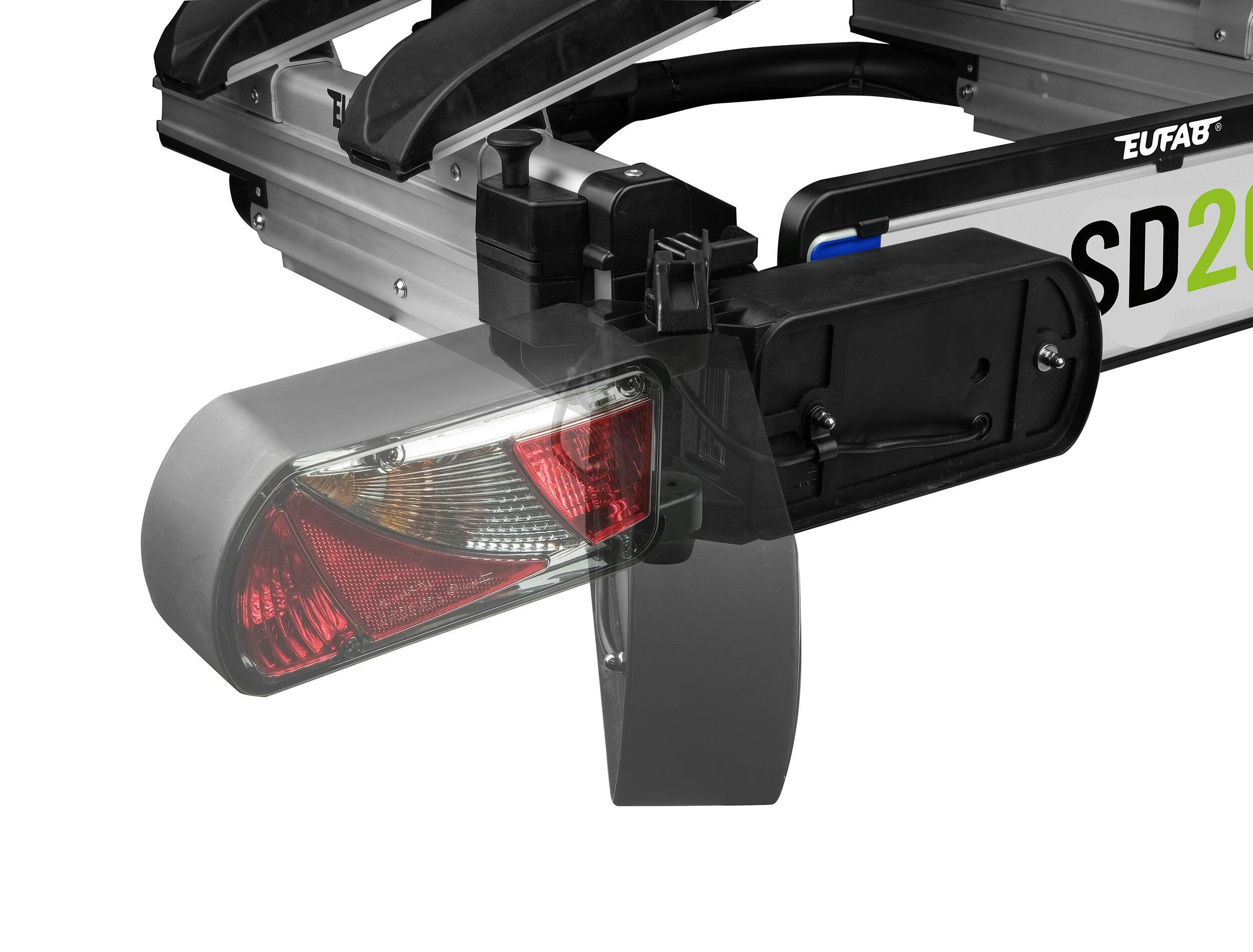 Fahrradträger auf der Anhängerkupplung Plattform 2 Velos Eufab Sd260 7/7
