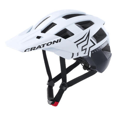 CRATONI MTB - Fahrradhelm AllSet Pro weiß/schwarz matt