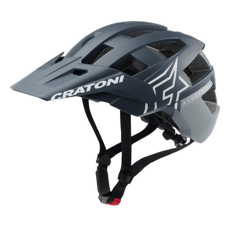 CRATONI MTB - Fahrradhelm AllSet Pro acier/bleu mat