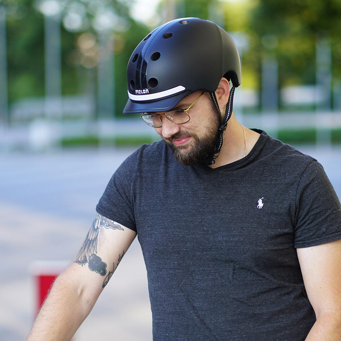 Casque de vélo urbain « E-Series », Black Ice 2/7