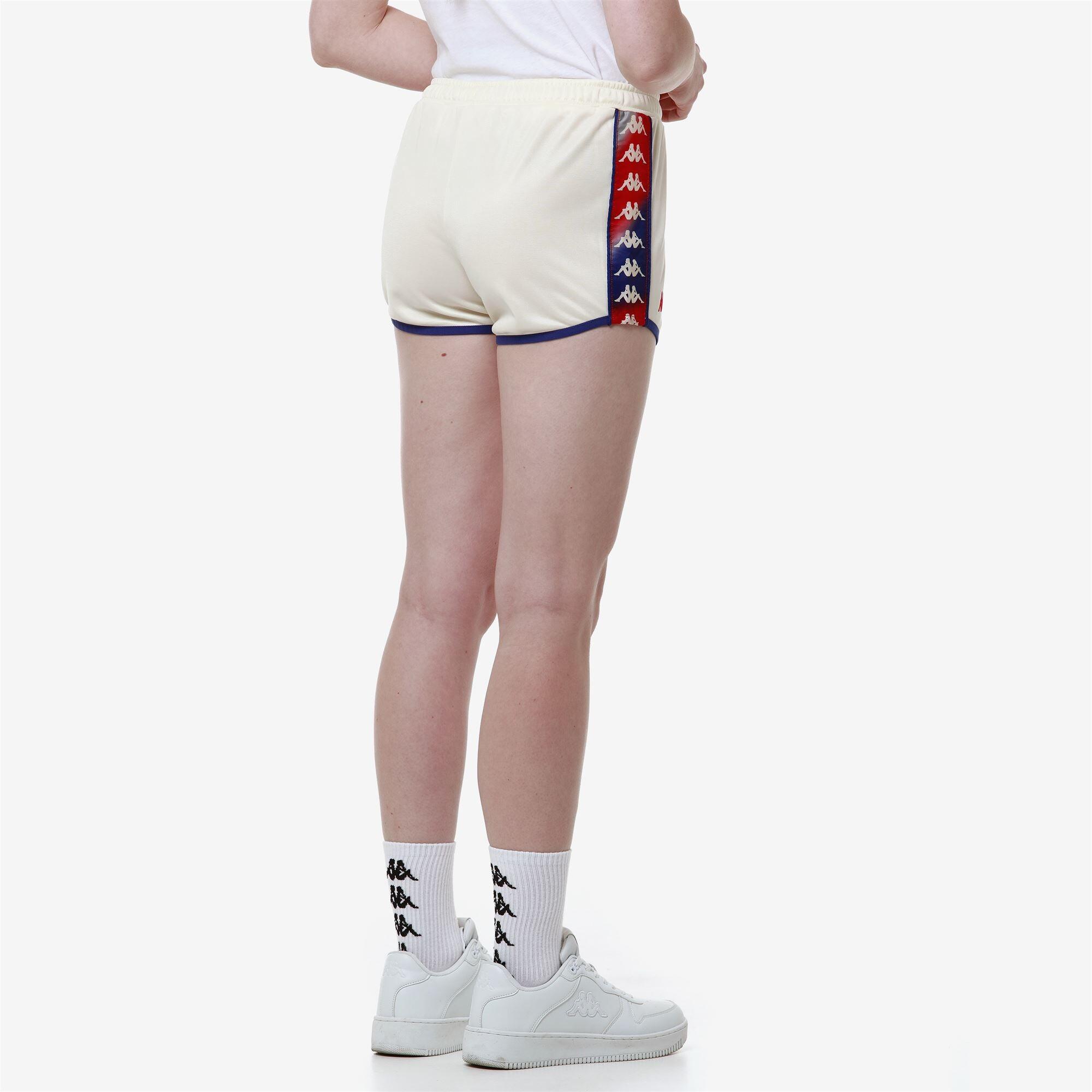 Pantaloncini sportivi da donna in poliestere giallo da sport street 5/7