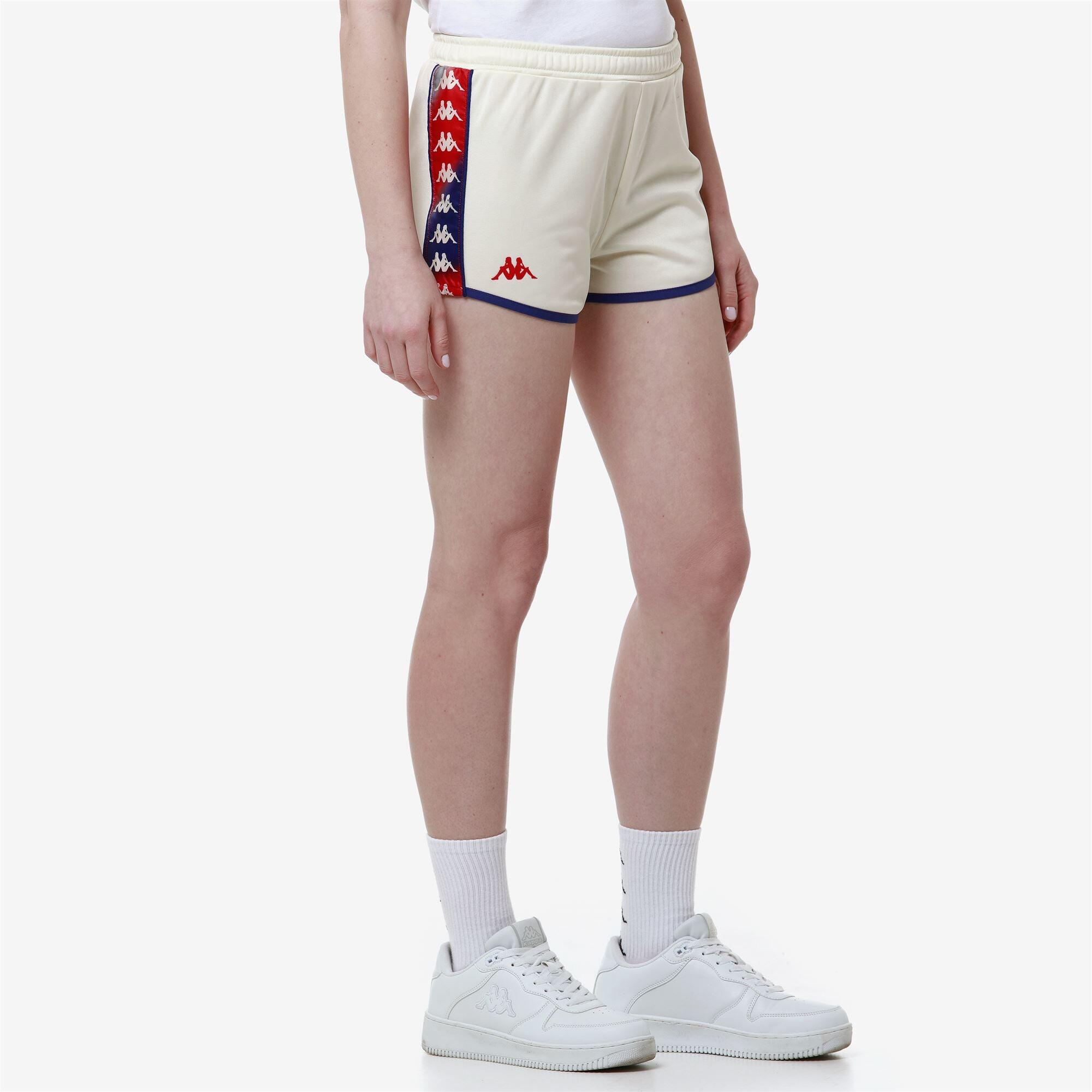 Pantaloncini sportivi da donna in poliestere giallo da sport street 4/7