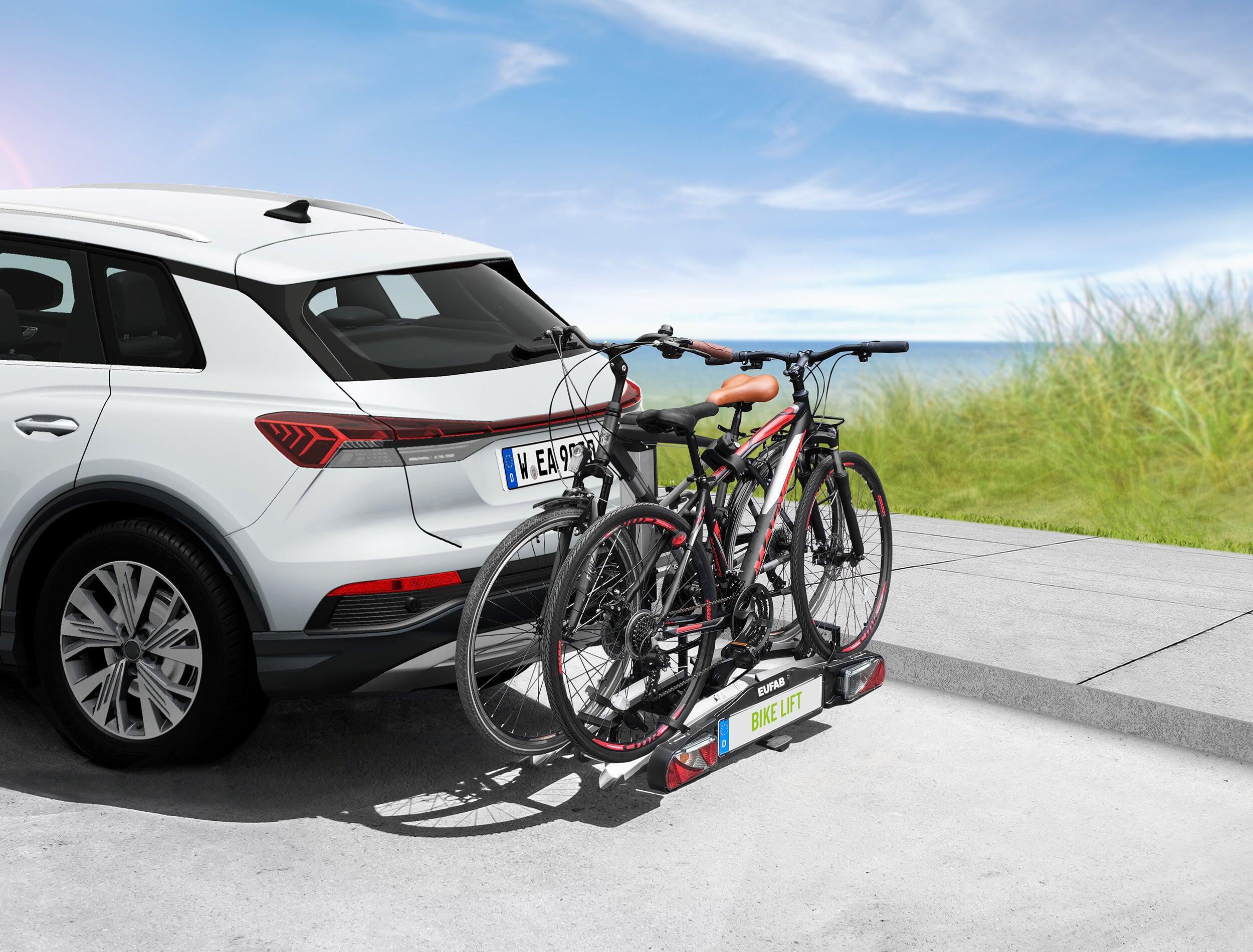 PORTE-VÉLOS 2 VÉLOS AVEC SYSTÈME DE LEVAGE ÉLECTRIQUE BIKE LIFT - EUFAB 5/8