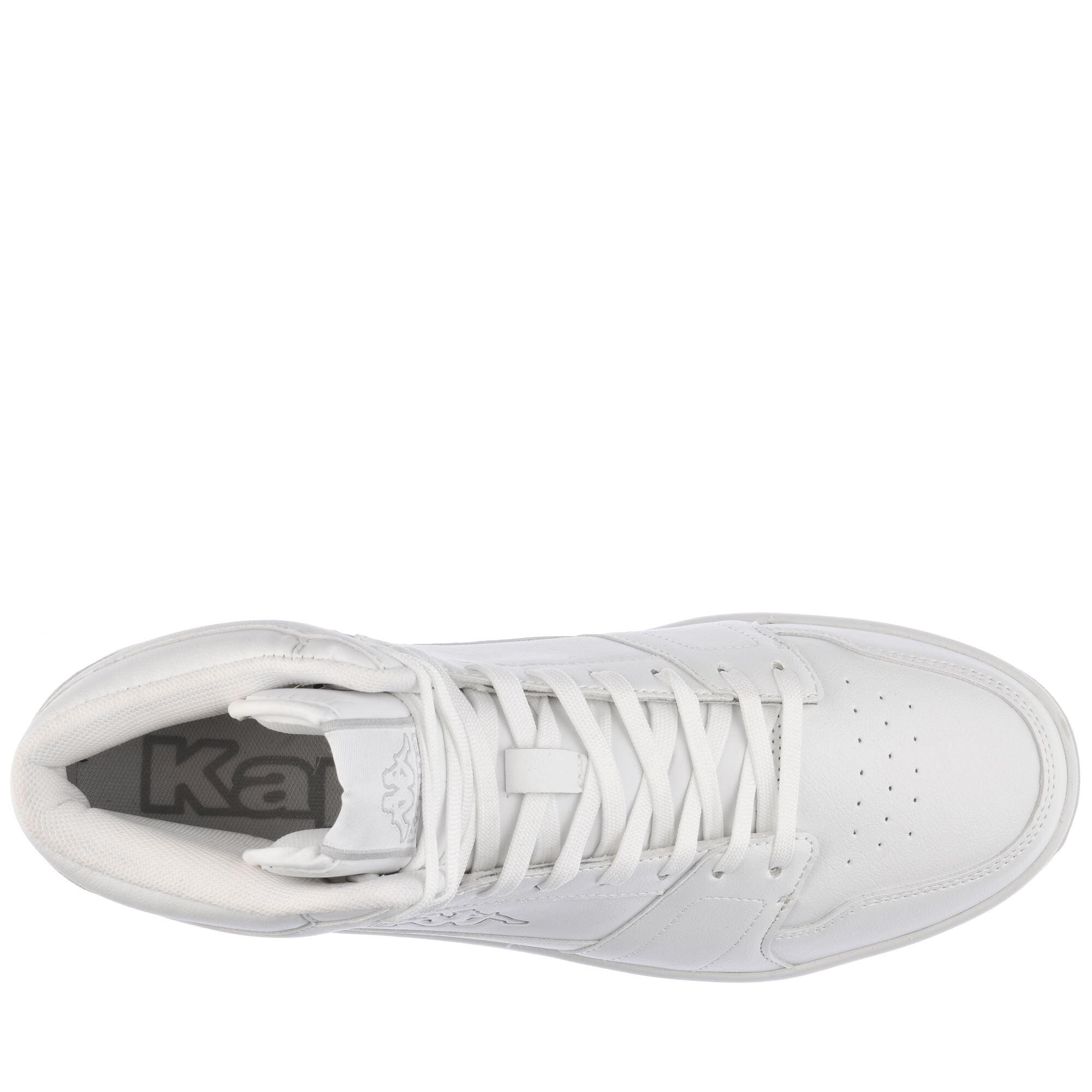 Sneakers alta da uomo donna in poliuretano bianco da fitness 2/7