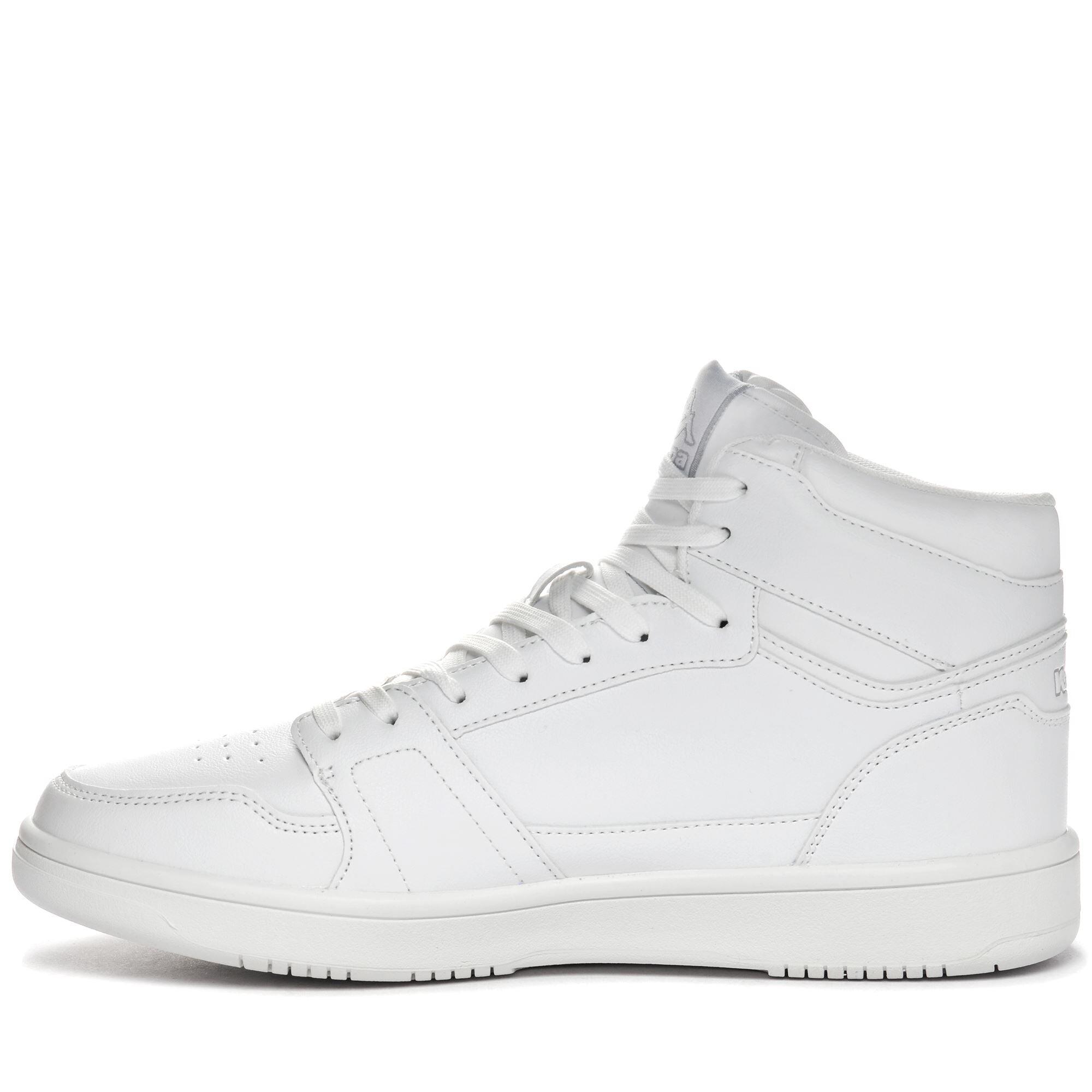 Sneakers alta da uomo donna in poliuretano bianco da fitness 5/7