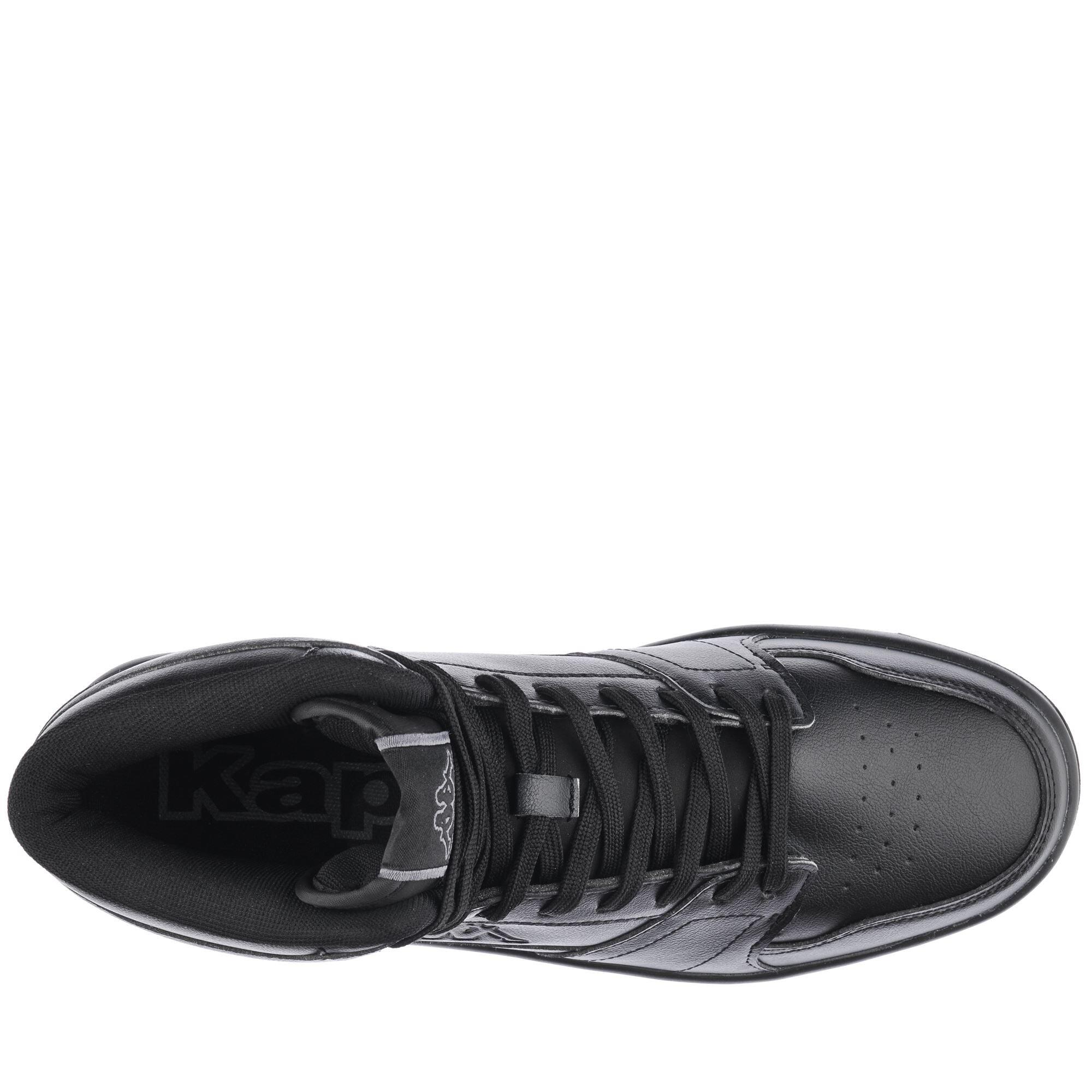 Sneakers alta da uomo donna in poliuretano nero da fitness 2/7