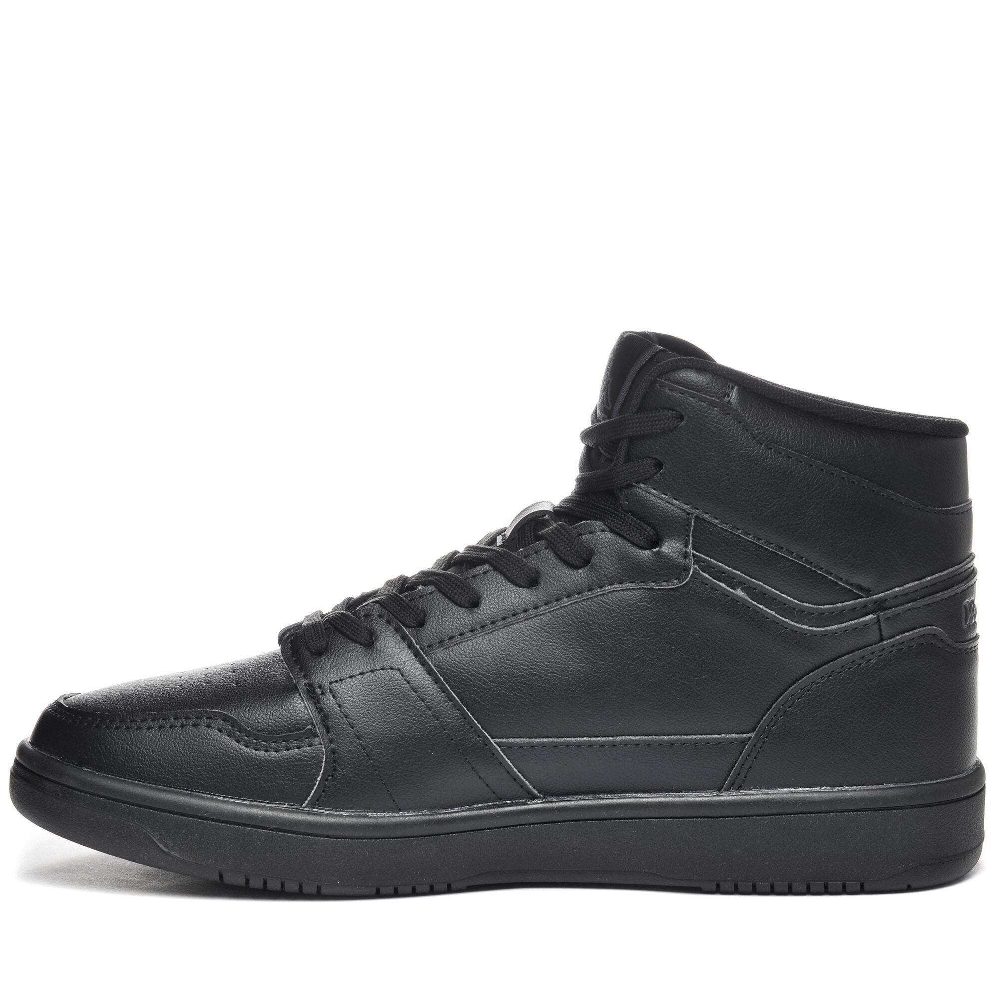 Sneakers alta da uomo donna in poliuretano nero da fitness 5/7