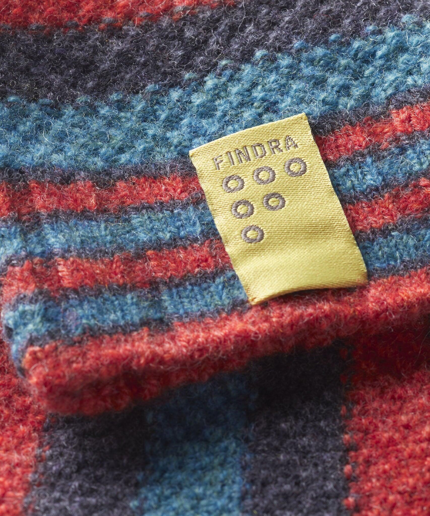 Betty Stripe Lambswool Beanie 2/3