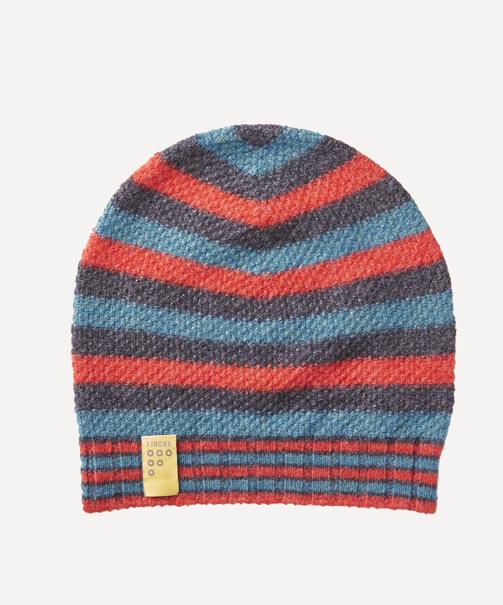 FINDRA Betty Stripe Lambswool Beanie