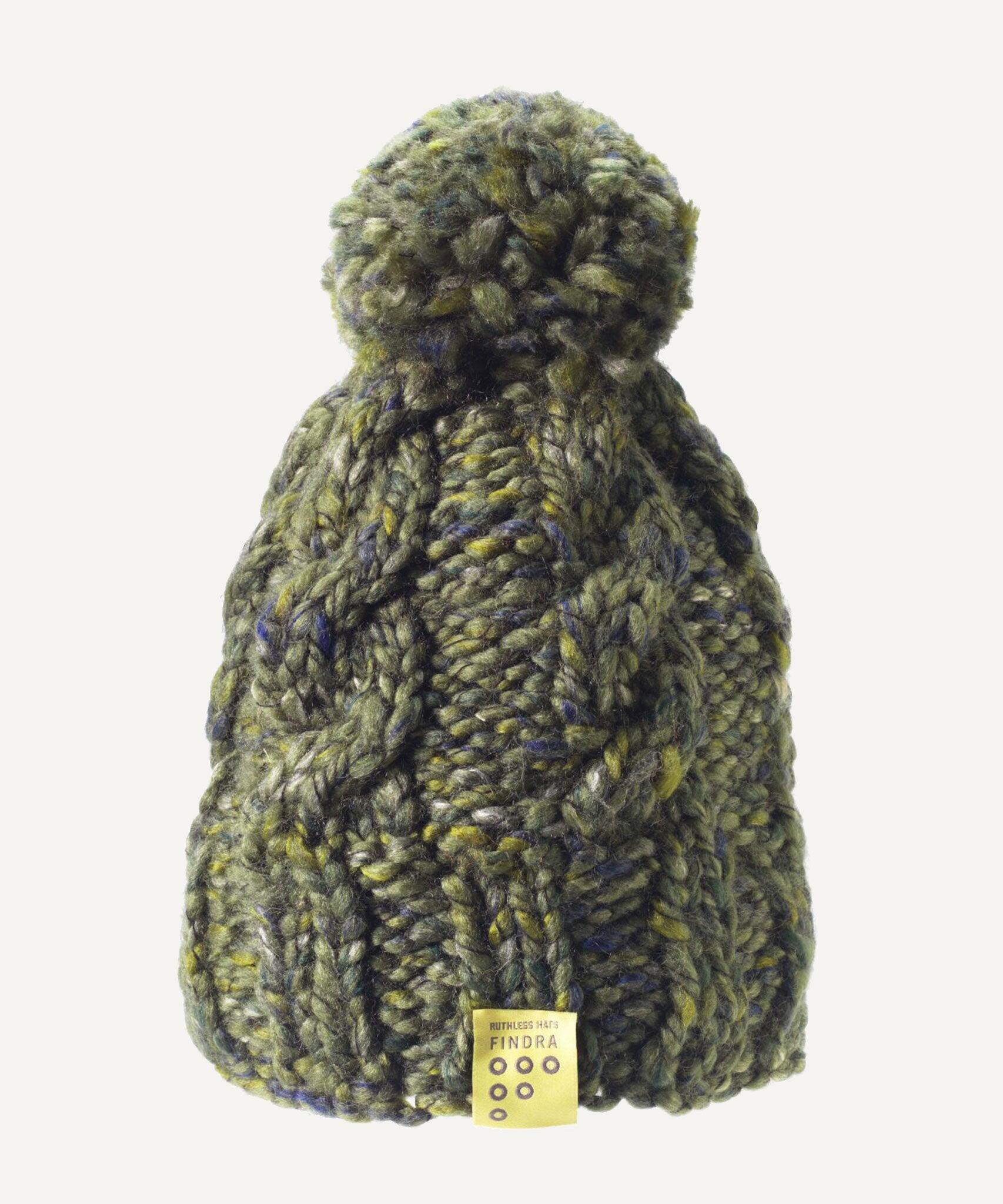 FINDRA Merino Blend Cable Bobble Hat
