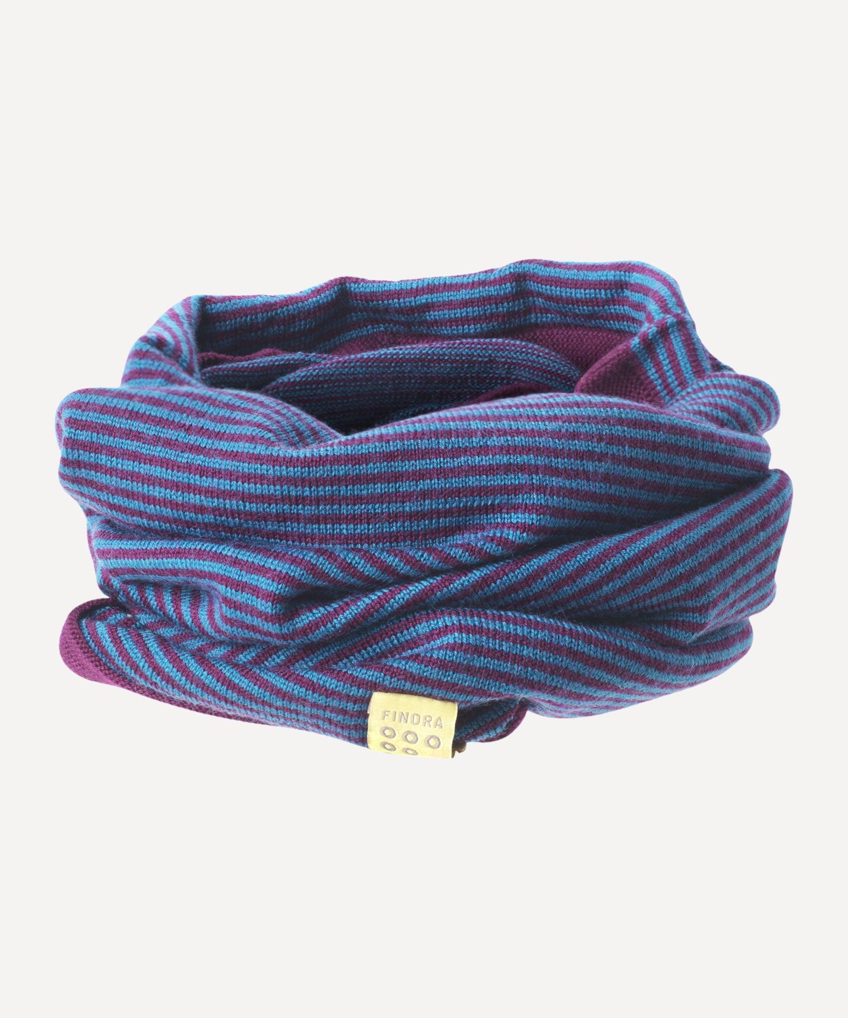 FINDRA Betty Merino Fine Stripe Neck Warmer