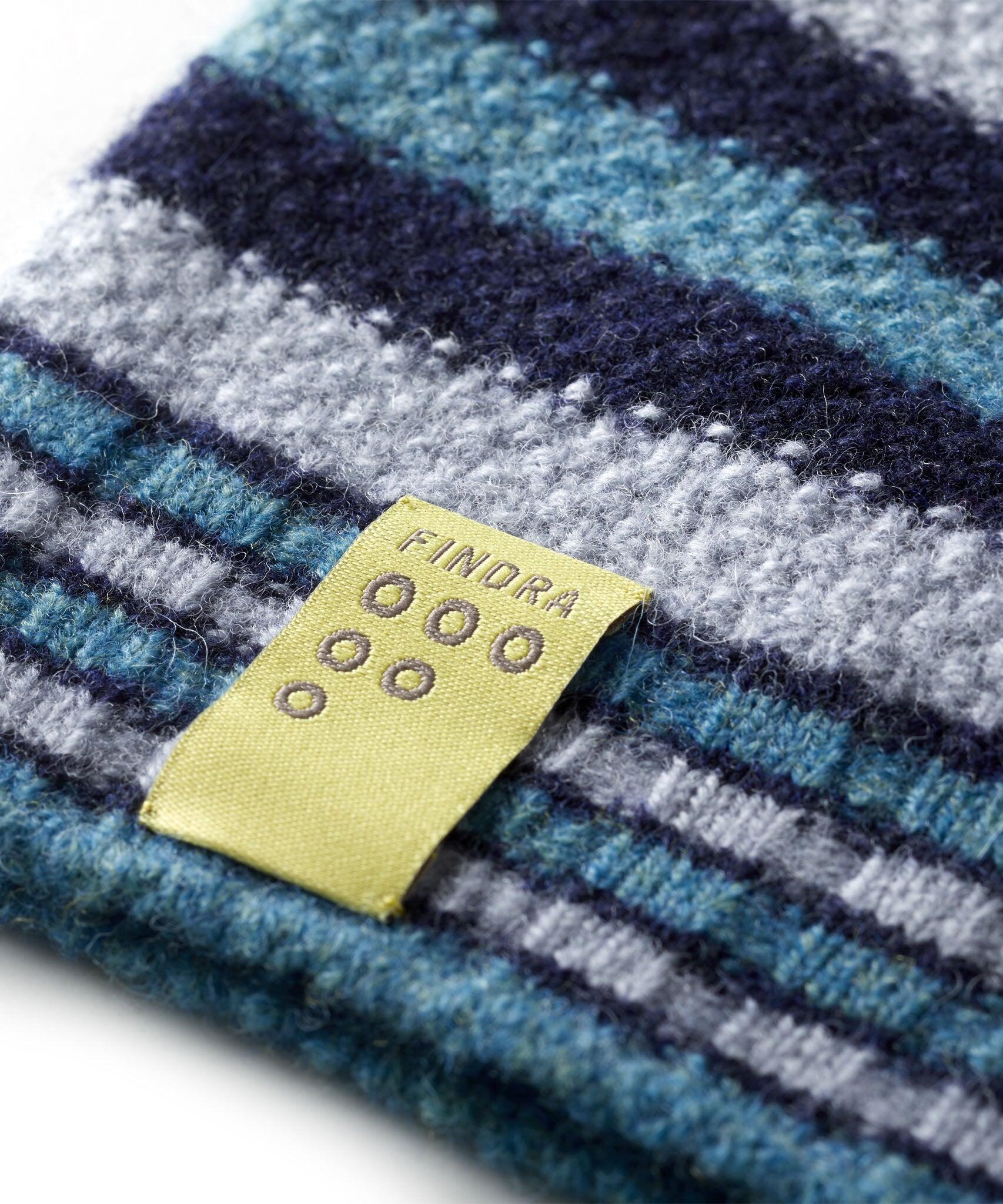 Betty Stripe Lambswool Beanie 3/3