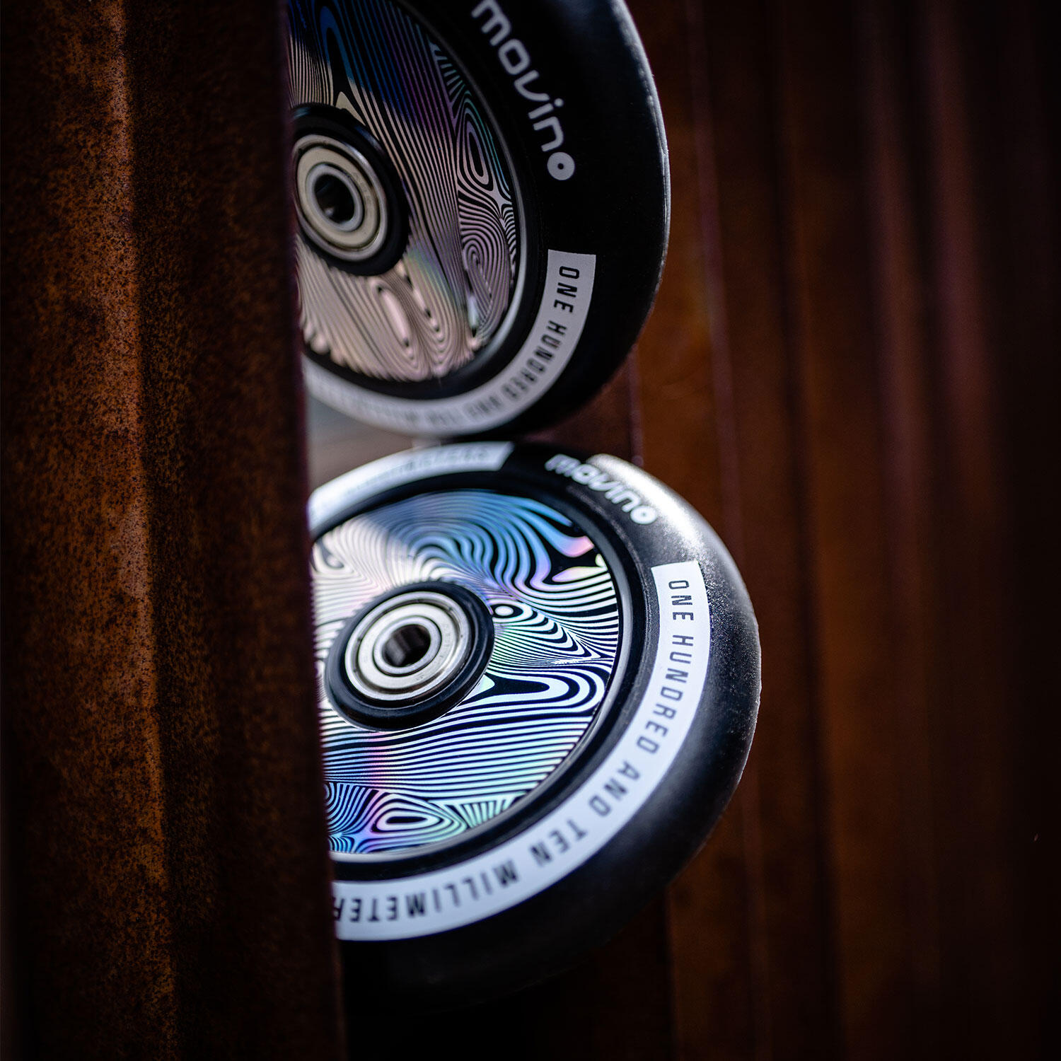 Kółka do hulajnogi wyczynowej Movino Full Core 110 mm (holographic) 2/3