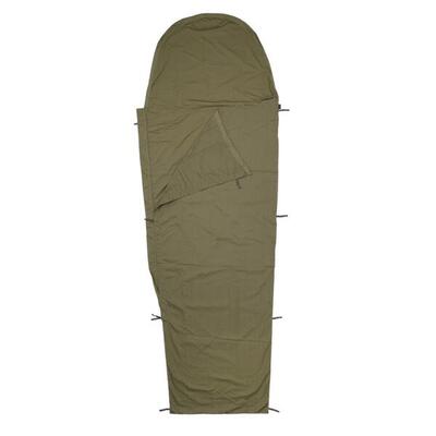 Lakenzak voor slaapzak modulair 0°c 240 x 80 cm - groen - volwassenen
