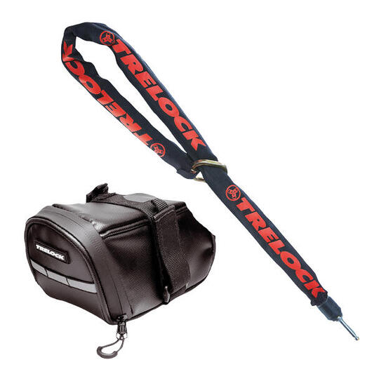 Einsteckkette für Rahmenschloss ZR 355 Länge 150cm , inkl. Satteltasche