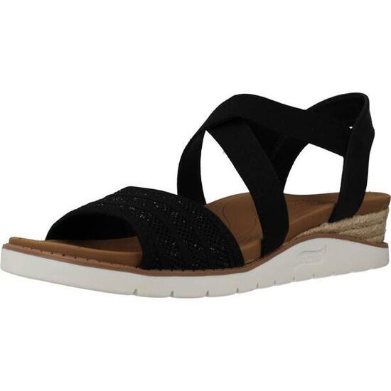 Sandalias Mujer Skechers Arch Fit Beach Kiss Beis