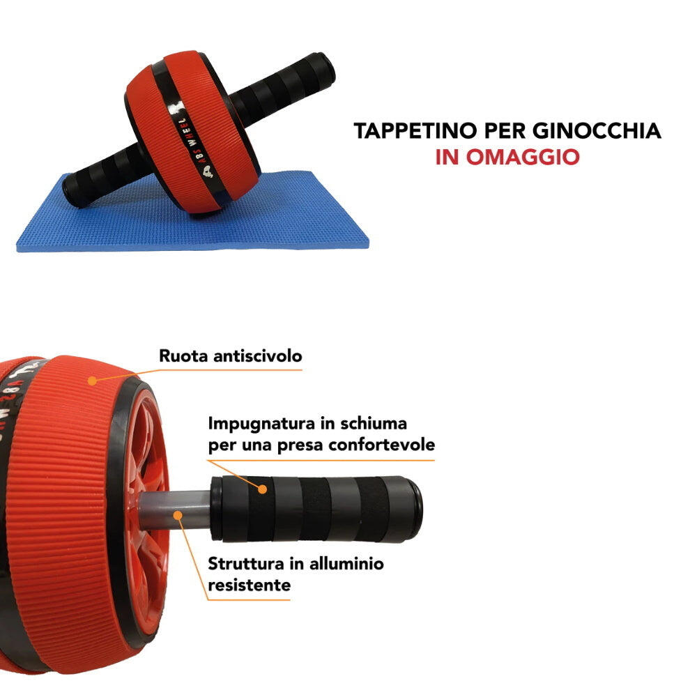 [KIT] Rueda Abdominales+Comba de Salto+Esterilla Fitness+Kit Elásticos FF 3/7