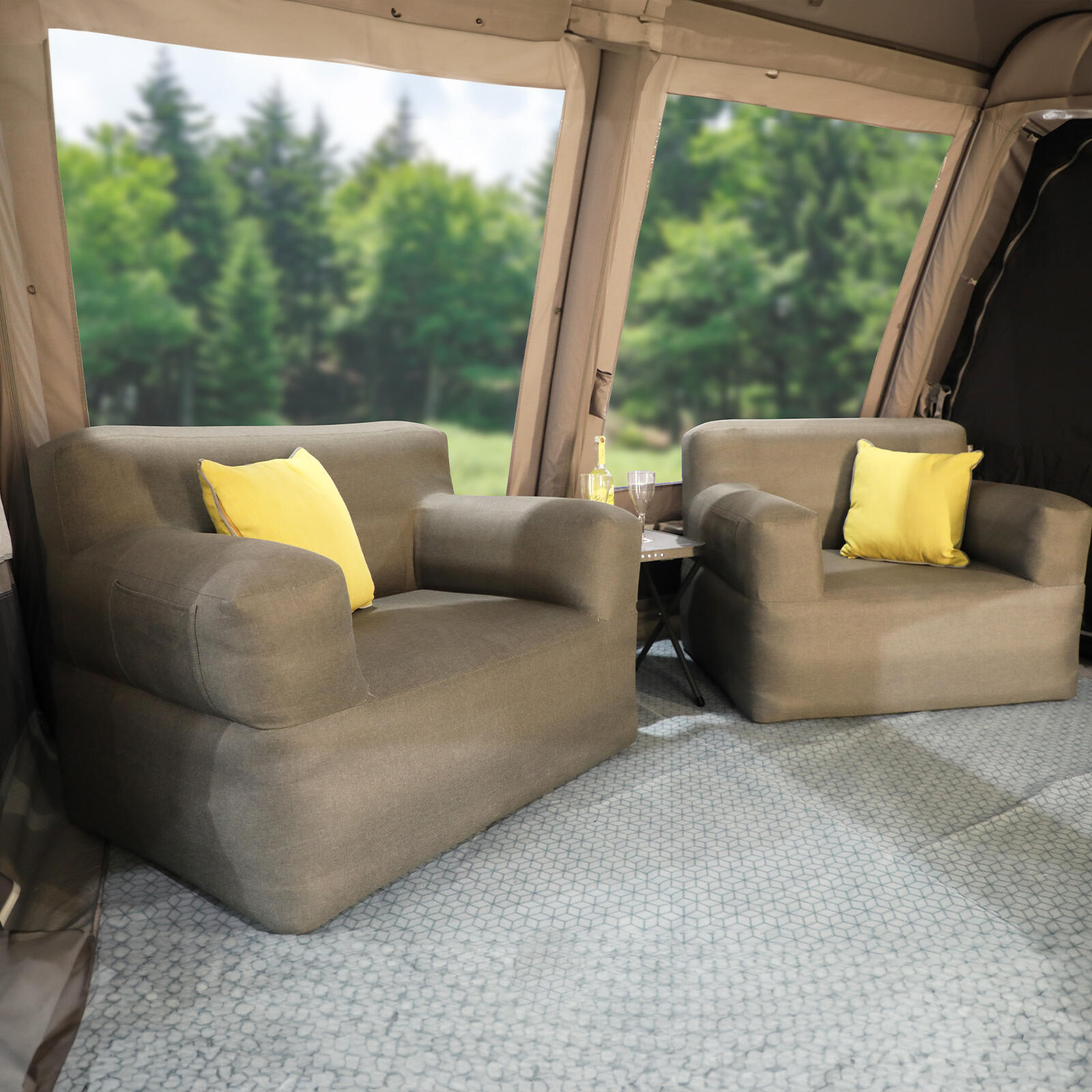 Fauteuil à air Havanna Lounger Gonflable Camping Glamping Jardin Meubles 5/7