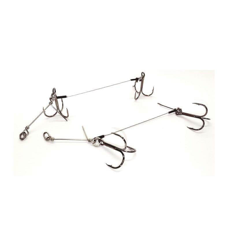 The Stinger Rig - Double XXL Big Hook - BKK ( 2x Stinger 3/0)