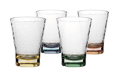 Bo-camp - pastel collection - waterglas - arbois - 350 ml - 4 stuks