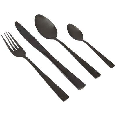 Gimex Besteck Schwarz 16-Teilig