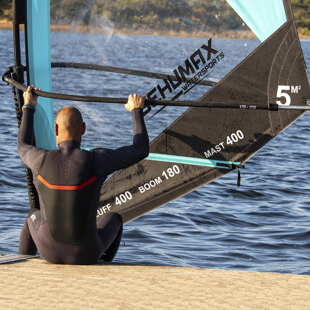 Pack Tabla de Windsurf Be Wave 10.6 PRO + Vela 5 Metros 3/4