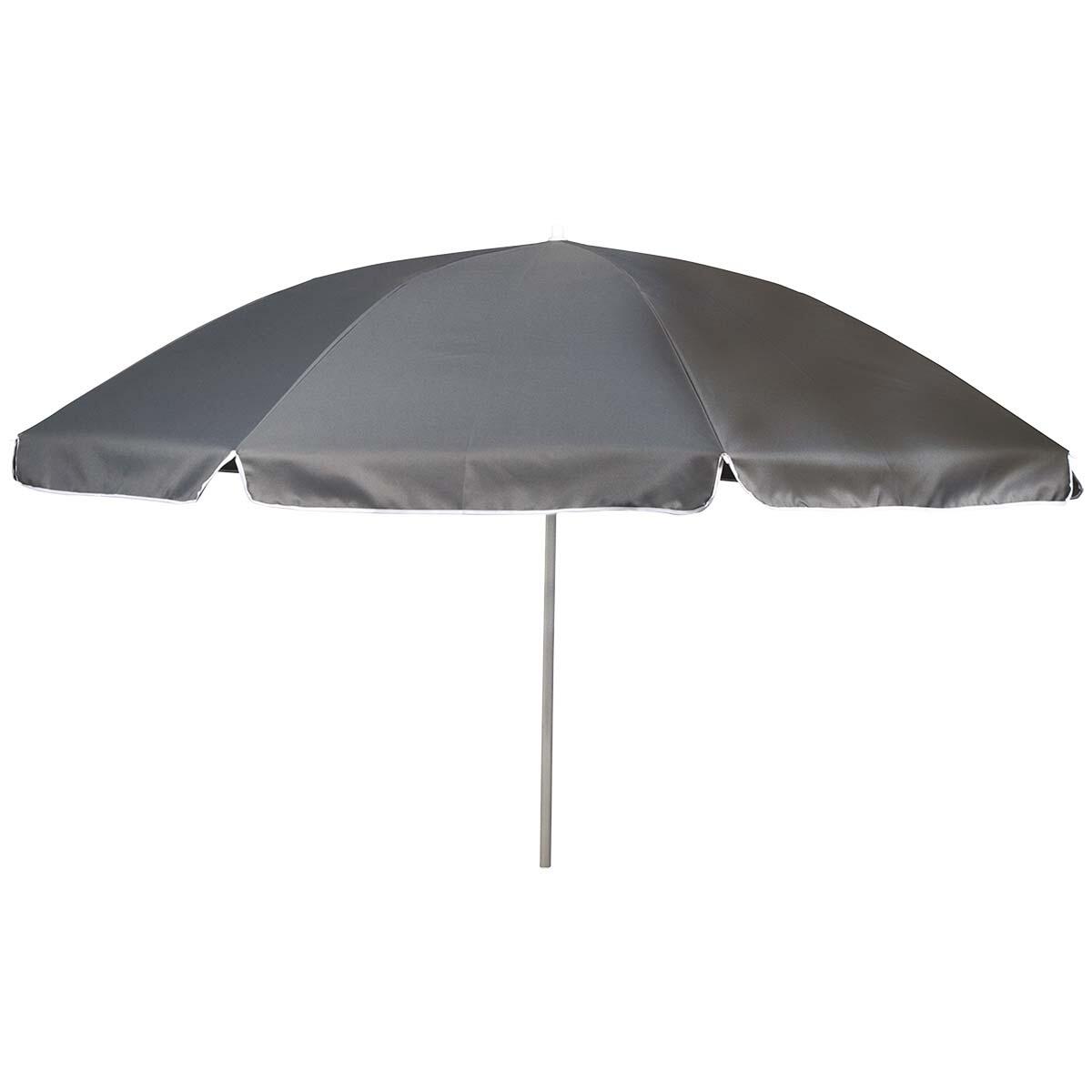 BO-CAMP Bo-Camp Parasol Met knikarm Ø 200 cm Grijs