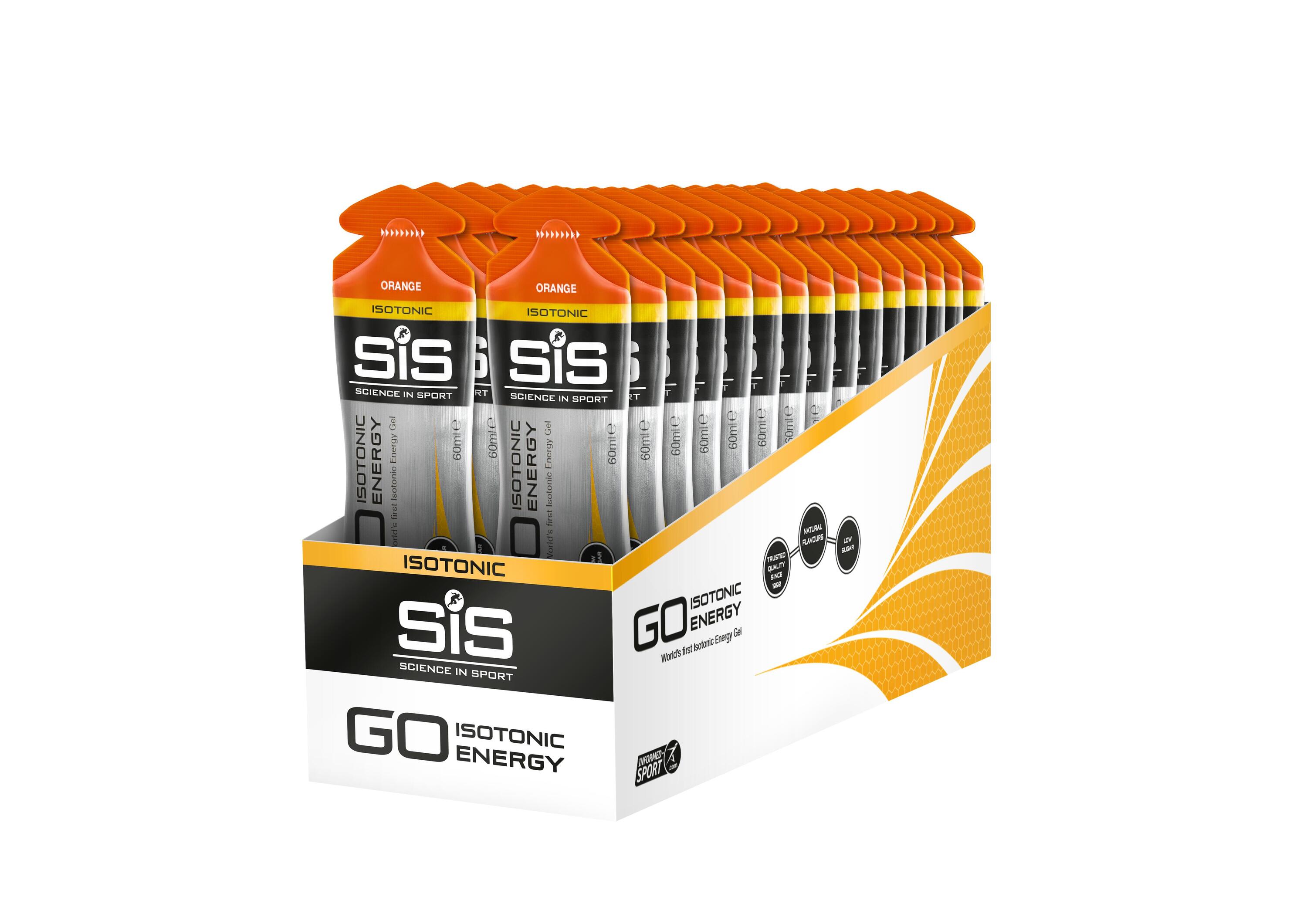 SIS GO Isotonic Energy Gels (30x60ml) Orange - Energie & Uithoudingsvermogen 4/4