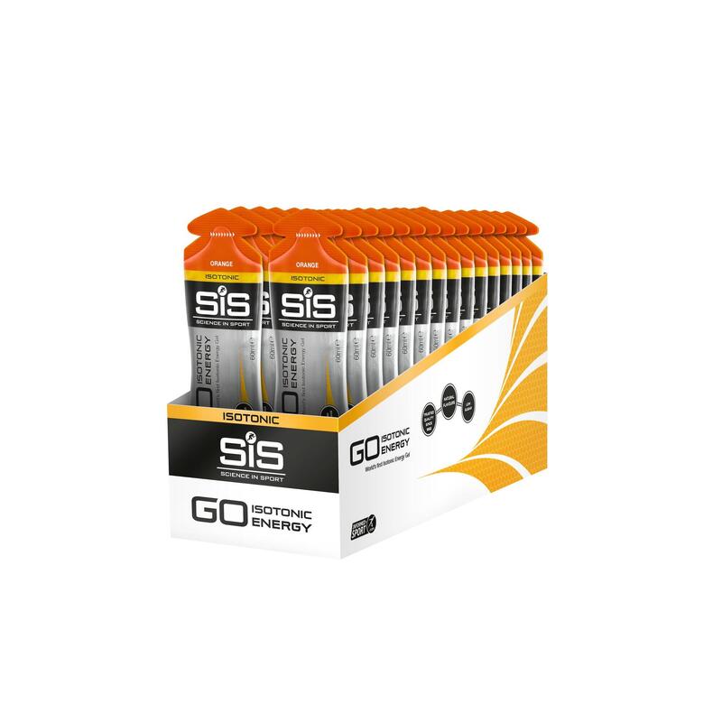 Gel énergétique Science in Sport Go Isotonic - Orange - 60 ml