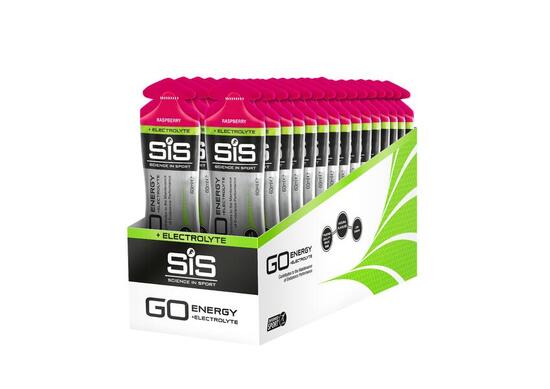 SIS GO Energy + Electrolyte Gels (30x60ml) Lemon & Mint - Energie & Ausdauer