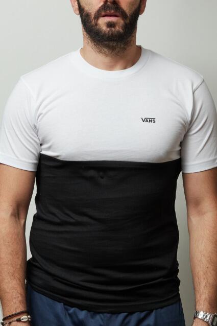 Camiseta Masculina Vans Colorblock Preto. 5/5