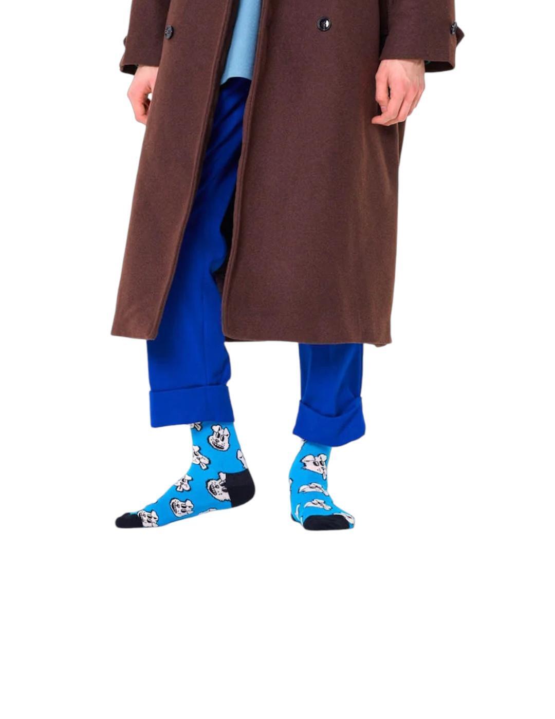 Meias Happy socks Happy socks Azul. 3/5