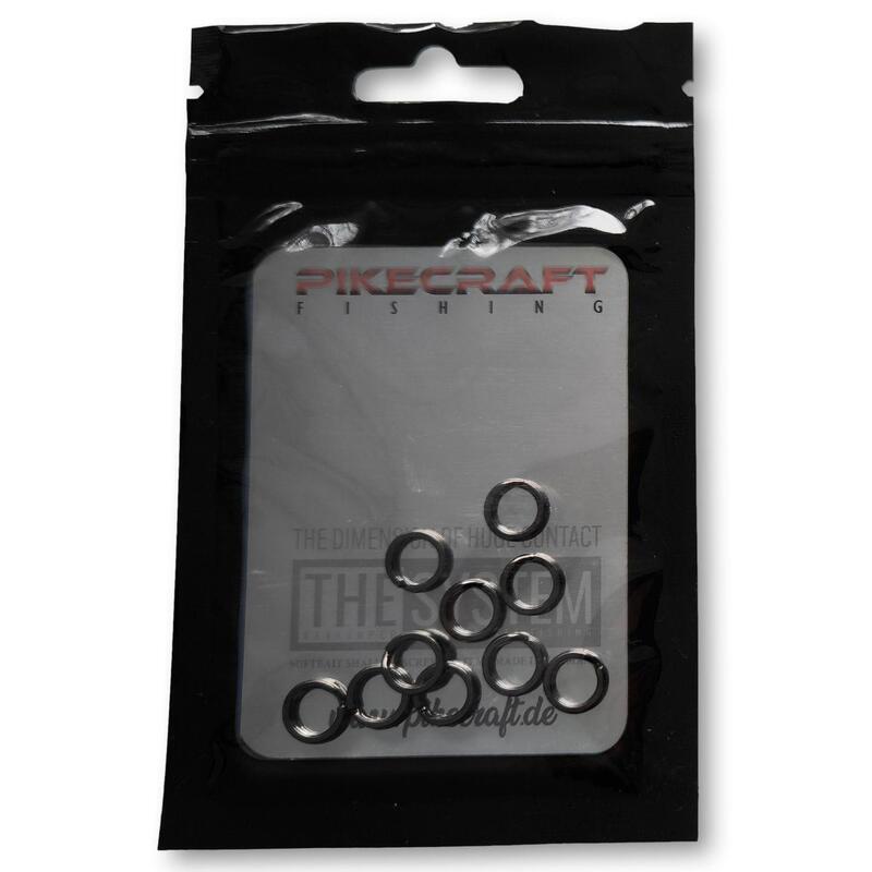 Split Rings - Round - BLACK NICKEL - 10 pcs