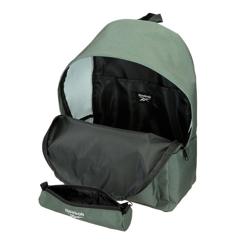 Zaino unisex Reebok Brooklyn 45cm Verde kaki 4/5