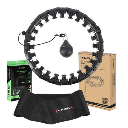 Hula-Hoop-Set mit Nieten und Gewicht HHW12 + BR163 plus HMS-Gürtel