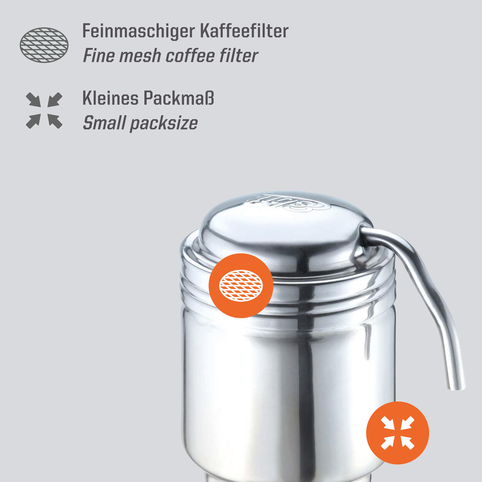 Kawiarka turystyczna ze stali nierdzewnej Esbit Coffee Maker 4/7