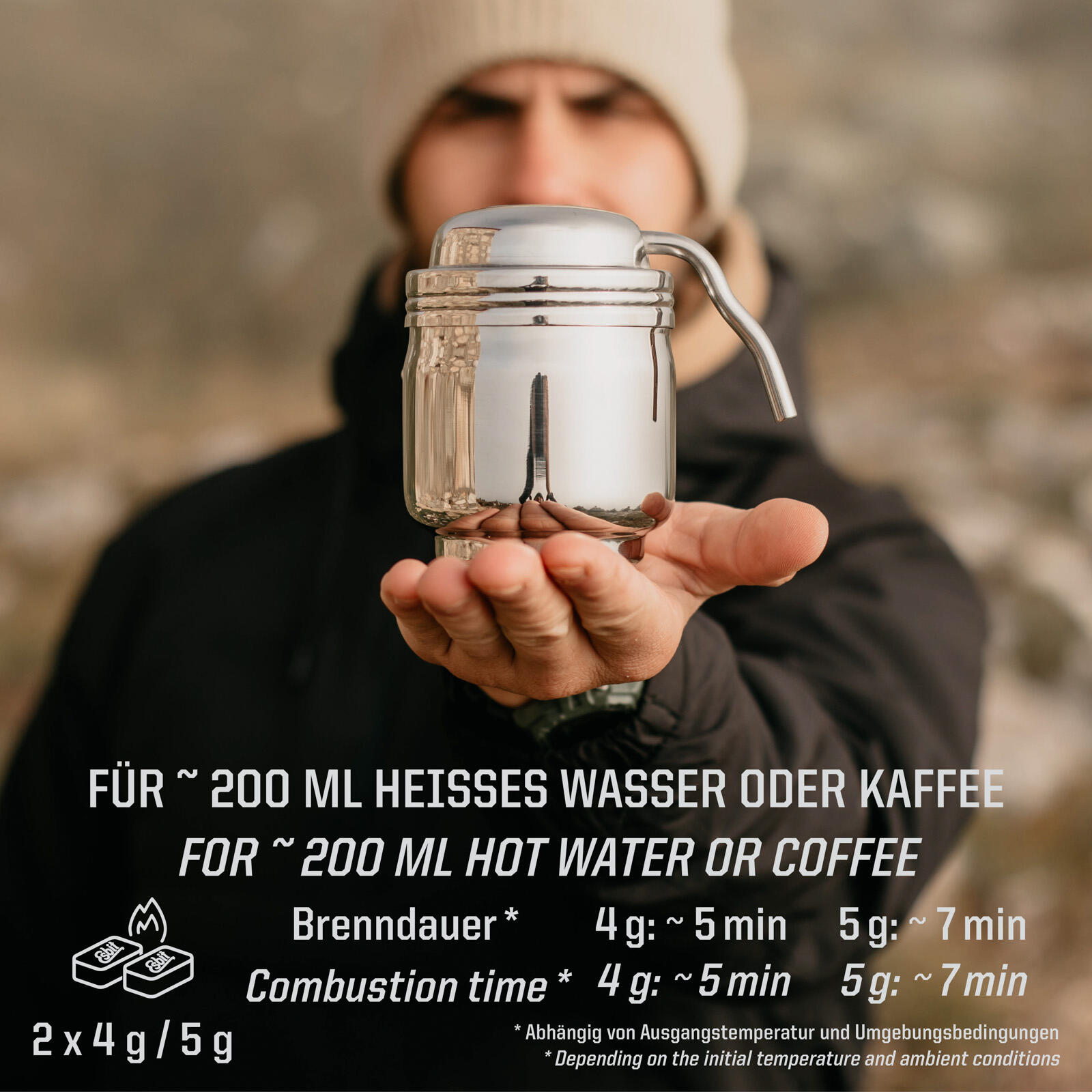 Kawiarka turystyczna ze stali nierdzewnej Esbit Coffee Maker 5/7
