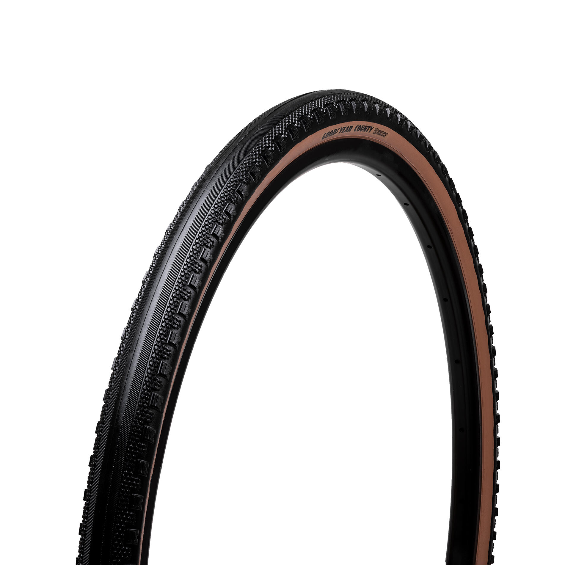 Goodyear - Goodyear - County Ultimate Tub. Compl. 700x40 40-622 Cuir - Pneu - Noir - 40-622 - Decathlon