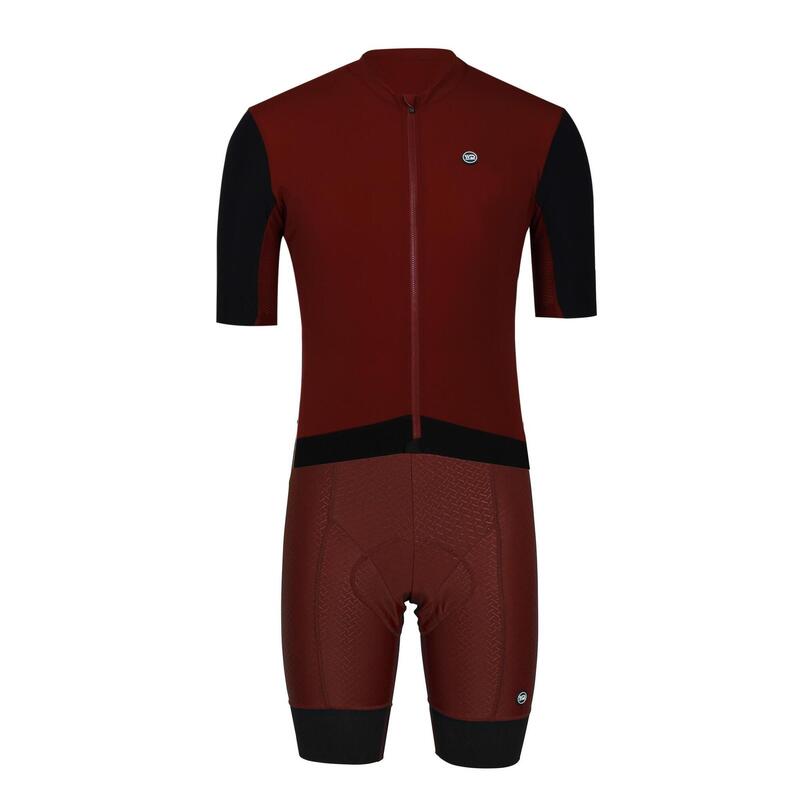 culotte ciclismo hombre LUX 4D morado