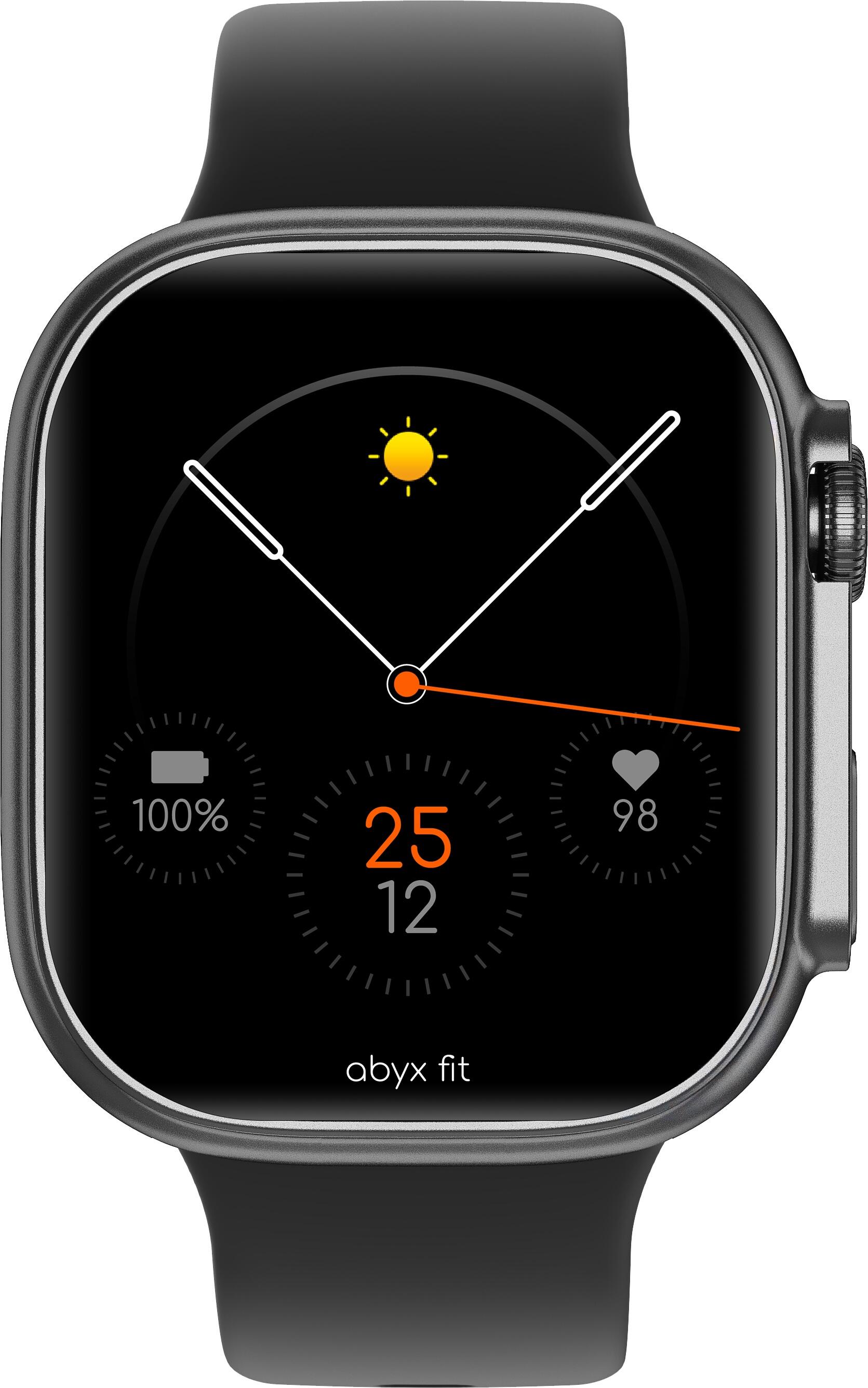 Multisport Smartwatch - Abyx Fit Touch 5 - Donkergrijs 3/3