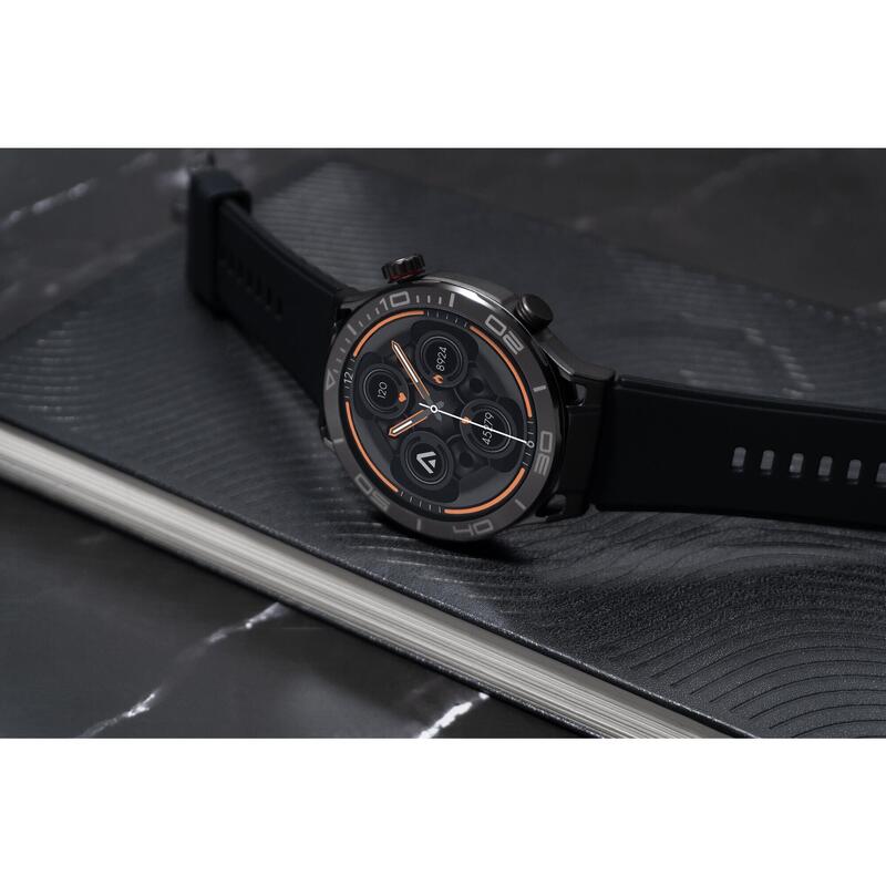 Montre Connectée Multisport -Abyx Fit Saturn 4 - Gris Foncé
