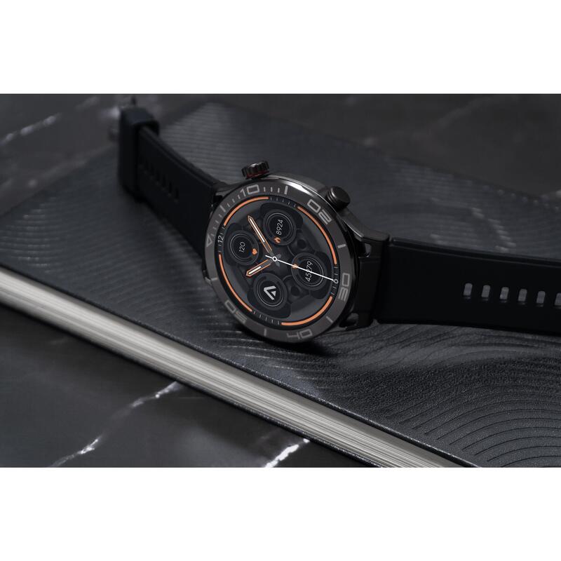 Reloj Inteligente Multisport - Abyx Fit Saturn 4 - Gris Oscuro