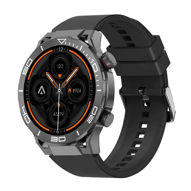 Reloj Inteligente Multisport - Abyx Fit Saturn 4 - Gris Oscuro