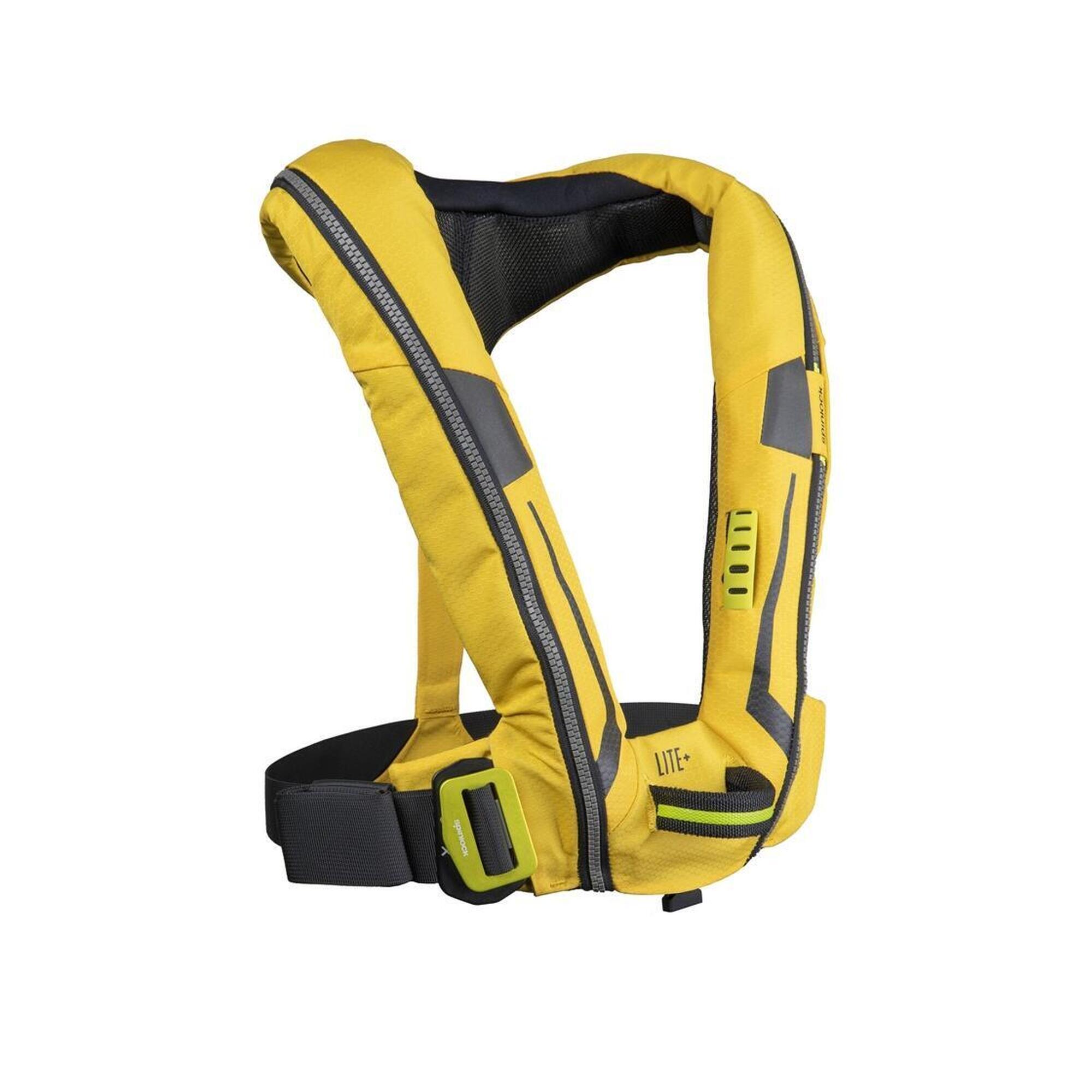 Gilet de sauvetage automatique  Deckvest Lite Plus 170N avec harnais, jaune