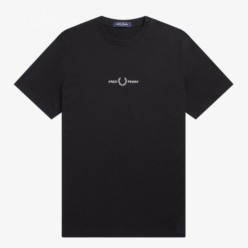 Camiseta de manga corta para Hombre Fred perry  Negro