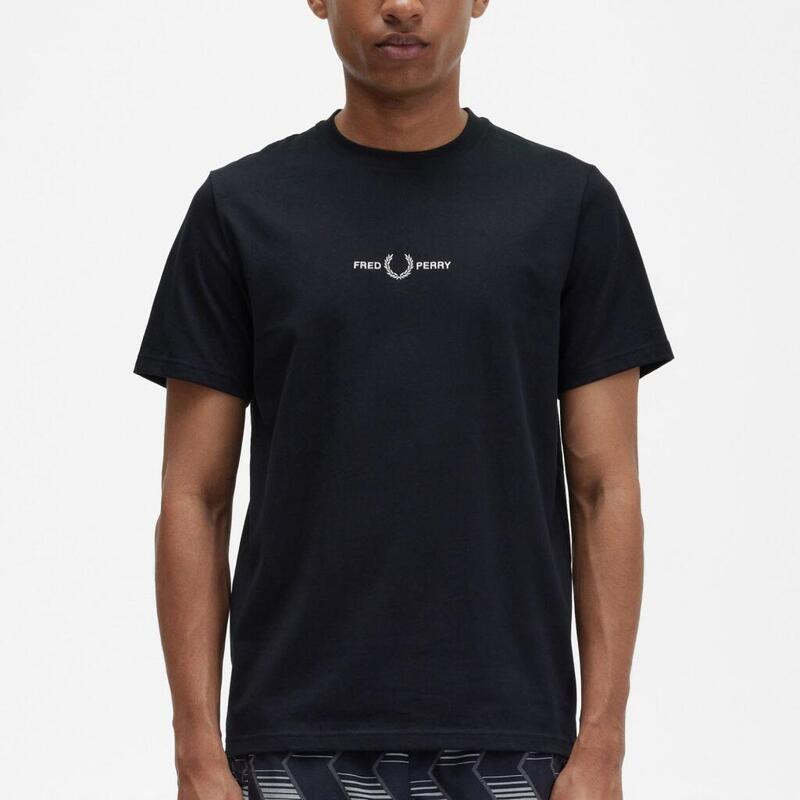 Camiseta de manga corta para Hombre Fred perry  Negro