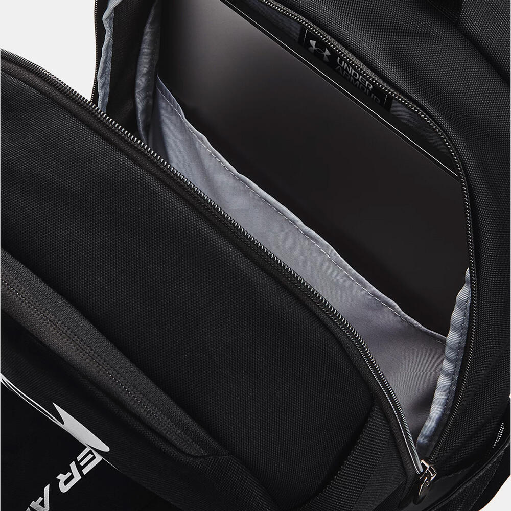 Sac à dos 26,5L UA Hustle Lite Noir et argent Under Armour 4/7